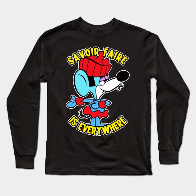 Savoir Faire is Everywhere Long Sleeve T-Shirt by Breakpoint